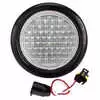 4" LED Round Clear Back Up Light with Black Grommet - Truck-Lite