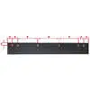 4' x 6" x 3/4" High carbon steel Highway Punch Cutting Edge