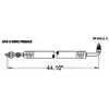 41.1" A/C Hose Assembly- #6 Fittings, Receiver Drier to Evaporator