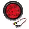 4" Round Red Led Stop/Tail/Turn Lamp - 6 diode - Truck-Lite