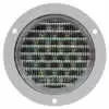 LED Round Clear Back Up Lamp with Gray Flange - 27 LED's - Truck-Lite 44236C