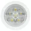 4" LED Back Up Light with White Flange - 6 LED'S - Truck-Lite