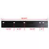 46-3/4" Sabre Carbide Steel Cutting Edge Blade 4 Piece Kit. Includes 2 Straight Edges and 2 Centers with Carbide Inserts - Fits Western MVP and Fisher XV / XV2