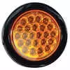 4&quot; Amber LED Strobe Light with Grommet - Multi Flash Patterns - Buyers