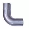 4" Dia 90-Degree Aluminized Exhaust Pipe Elbow with 12" Legs