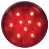 4&quot; LED Red Round Stop/Tail/Turn Lamp, grommet mount 