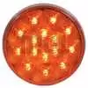 4&quot; LED Yellow Round Park/Front &amp; Rear Turn Lamp, 15 Diodes 