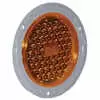 4&quot; Round - Amber Led Lamp with Gray Flange - Truck-Lite