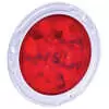 4&quot; Round LED Red Stop / Tail / Turn Light with White Flange - 6 LED&#039;s - Truck-Lite 44328R
