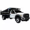 5' x 12' Pull-Style Tarp System with Solid Tarp and Spring Assist - Buyers