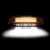 5" x 1.5" LED Amber Clearance Marker with Clear Lens & Ground Light