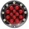 5.5&quot; Round Flange Mount LED Combination Stop / Turn / Tail with Back-up Light and Work Light