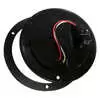 5.6" LED Red flange mount round stop/tail/turn light with PL3 Connector