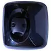 8 x 8.5 Black Manual Convex Mirror Housing without Glass