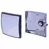 8" x 8" Square Heated Convex Mirror Head - Chrome - Fits International DuraStar and WorkStar