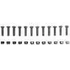5/8" x 2.5" Grade 5 Carriage Bolts &  Nylox Nuts for Cutting Edges - Set of 12