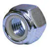 5/8" Grade A Nylon Insert Lock Nut, Zinc Plated