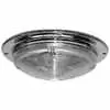 6-3/8" O.D. Chrome Base Dome Lamp with Switch and Clear Lens