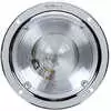 6-3/8" O.D. Chrome Base Dome Lamp with Switch and Clear Lens