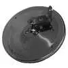 6" Center mount convex mirror, stainless steel