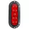 6" LED Red Oval Surface Mount Stop Tail Turn Light