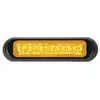 6" LED Thin Low Profile Warning Light - Amber - 6 LEDs