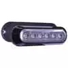 6" LED Thin Low Profile Warning Light - Dual Color Amber / White - 4 Light Kit