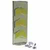 6" x 16" Aluminum Flange Mount Mirror Head - universal