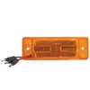 6" x 2" LED Yellow Rectangular Reflectorized Marker Light, 8 LED's