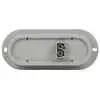 6" x 2" Yellow/Amber, Front/Park/Turn LED Oval Light with Gray Flange - TruckLite/Signal Stat