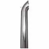 60" Aluminized Curved Stack Pipe, Aluminized - 4" ID