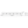 6.5' x 6" x 1" Rubber Cutting Edge Blade - Meyer & Diamond