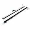 66-77 Ford Bronco Metal Glass Run Window Channel Kit  Left Side
