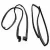 66-77 Ford Bronco Upper & Lower Door Weatherstrip Seal Kit with Molded Ends - Left Side