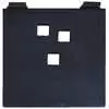 6" x 6" Carbide Universal Anti-Wear Plate for Snowplow Cutting Edges for 5/8" Bolts