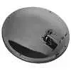 7-1/2" Offset Mount Convex Mirror, Stainless Steel
