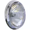 7" Round Halogen Headlight with Chrome Door & Metal Housing
