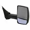 Right 2020XG Deluxe Heated Remote / Manual Mirror Assembly with Light for 96" Body Width - Black - Velvac 716348