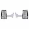 Pair 2020XG Heated Remote / Manual Mirror Assembly for 96" Body Width - White - Fits Ford E Series - Velvac
