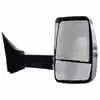 Right 2020XG Heated Remote / Manual Mirror Assembly for 96" Body Width - Chrome - Fits Ford E Series - Velvac 715954