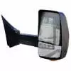 Right Black Heated 2020XG Mirror Assembly with Light for 102" Wide Body - Remote Manual Velvac 716324