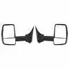 2020XG Heated Remote / Manual Mirror Assembly with Light - Fits 96" Body Width - Pair - Black - Velvac 716364