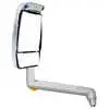 2030 Euromax System Head, Camera, Chrome, 17" Lighted Arm with 9" Radius Base, Left Side - Heated Glass