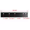 7.5' Western MVP Plus / MVP3 & Fisher XV / XV2 High Carbon Steel Cutting Edge Blade Kit with Carbide Insert 