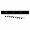 7.5' x 6" x 1/2" Steel Cutting Edge Top Punch Blade with Hardware Kit - Boss STB03002 1304751