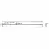 7.5' x 6" x 3/8" Steel Cutting Edge Blade - Western Poly & Poly Pro