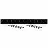 7.5' x 1/2" x 6" High Carbon Steel Cutting Edge Blade Kit - Sno-Way 24 / 25 / MT / HT