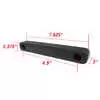 7.625" x 2.375" x 2" Rubber Dock Bumper with 4.5" Hole Centers