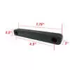 7.75" x 2.5" x 2" Rubber Dock Bumper with 4.5" Hole Centers