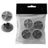 Steel 1" Floor Plugs with Gaskets - Pack of 4 0482-712